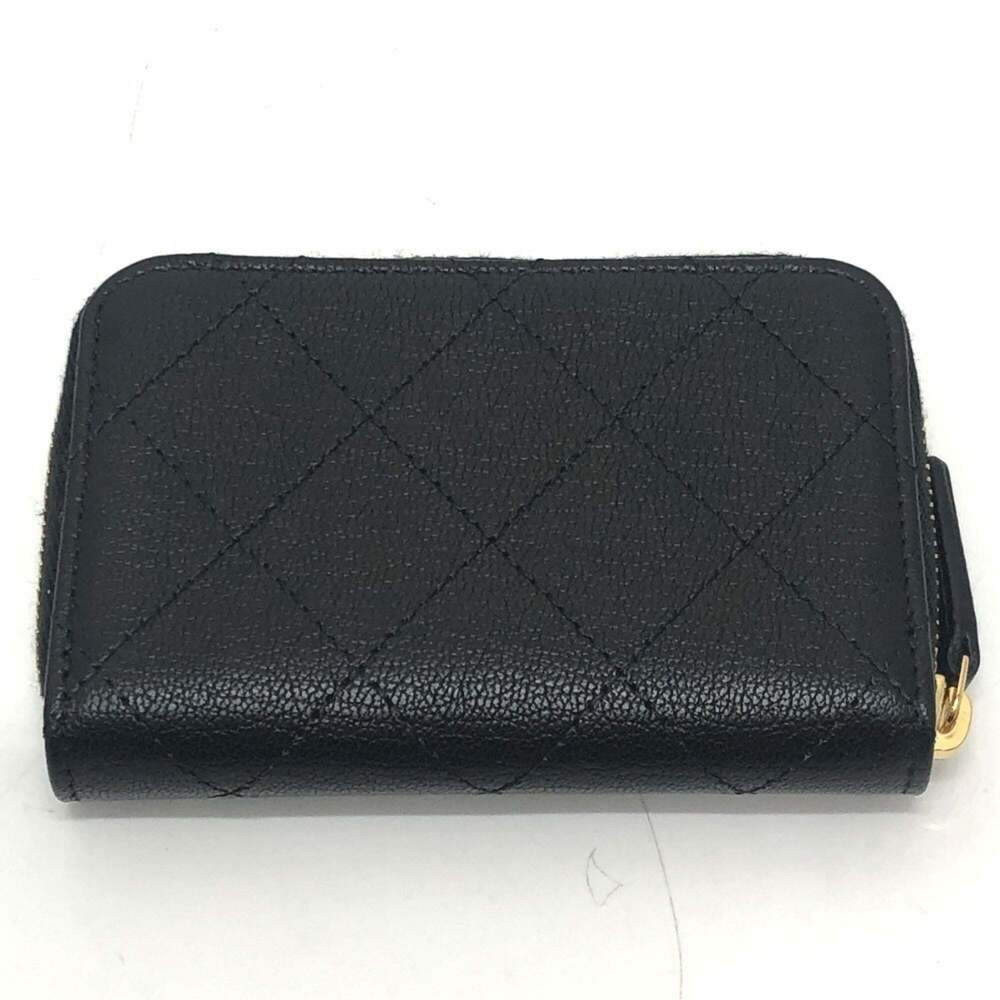 CHANEL Black Leather Logo Wallet - Picture 3 of 15